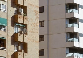 Edificio de viviendas en la ciudad de Valencia.