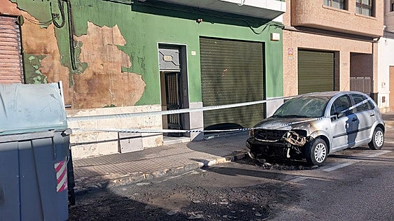 Estado en el que ha quedado la fachada afectada.