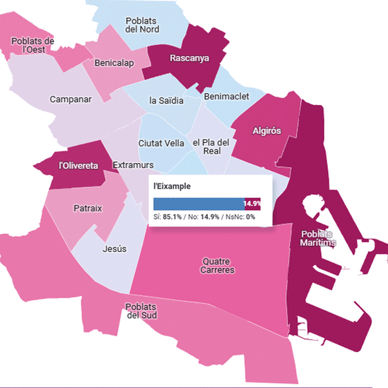 MAPA | La pobreza oculta en Valencia