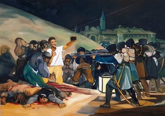 La obra «Fusilamiento S.XXI».