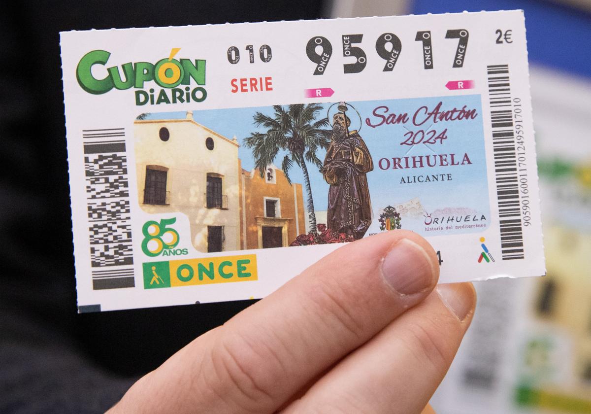 El Cupón Diario de la ONCE del jueves deja 500.000 euros a un único afortunado