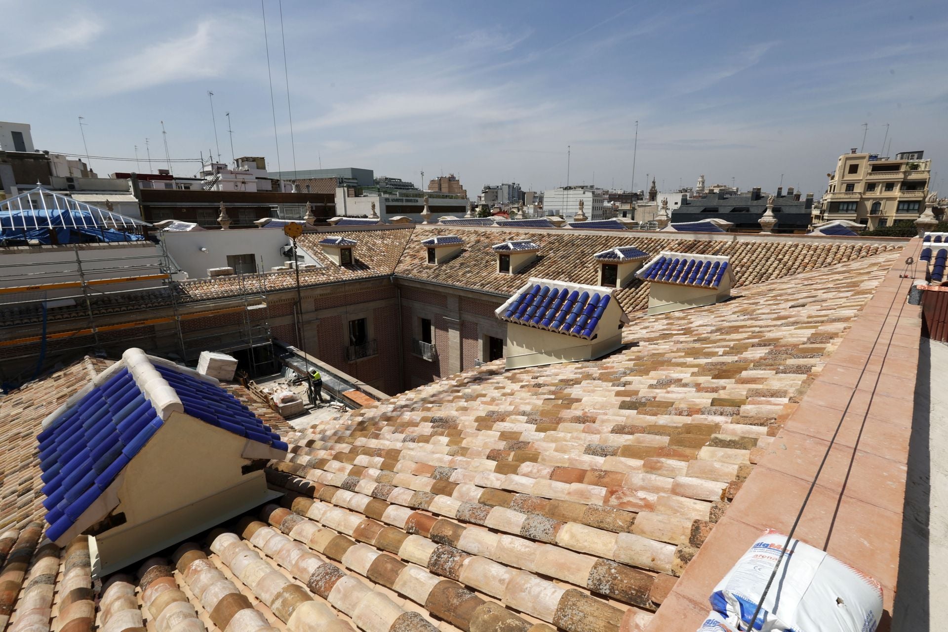 Así avanza la restauración del Palacio de Justicia