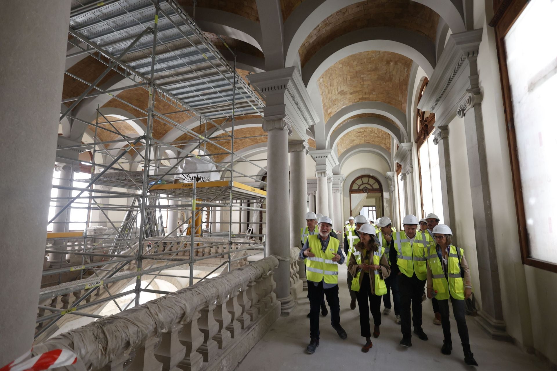 Así avanza la restauración del Palacio de Justicia