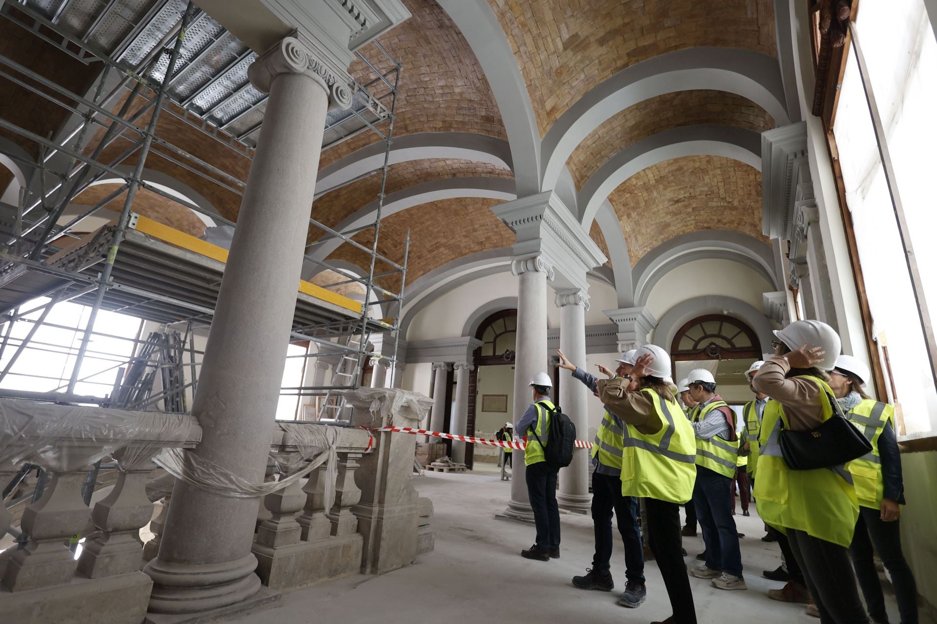Así avanza la restauración del Palacio de Justicia