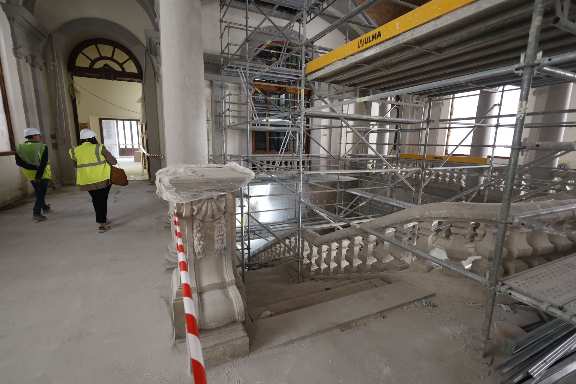 Así avanza la restauración del Palacio de Justicia