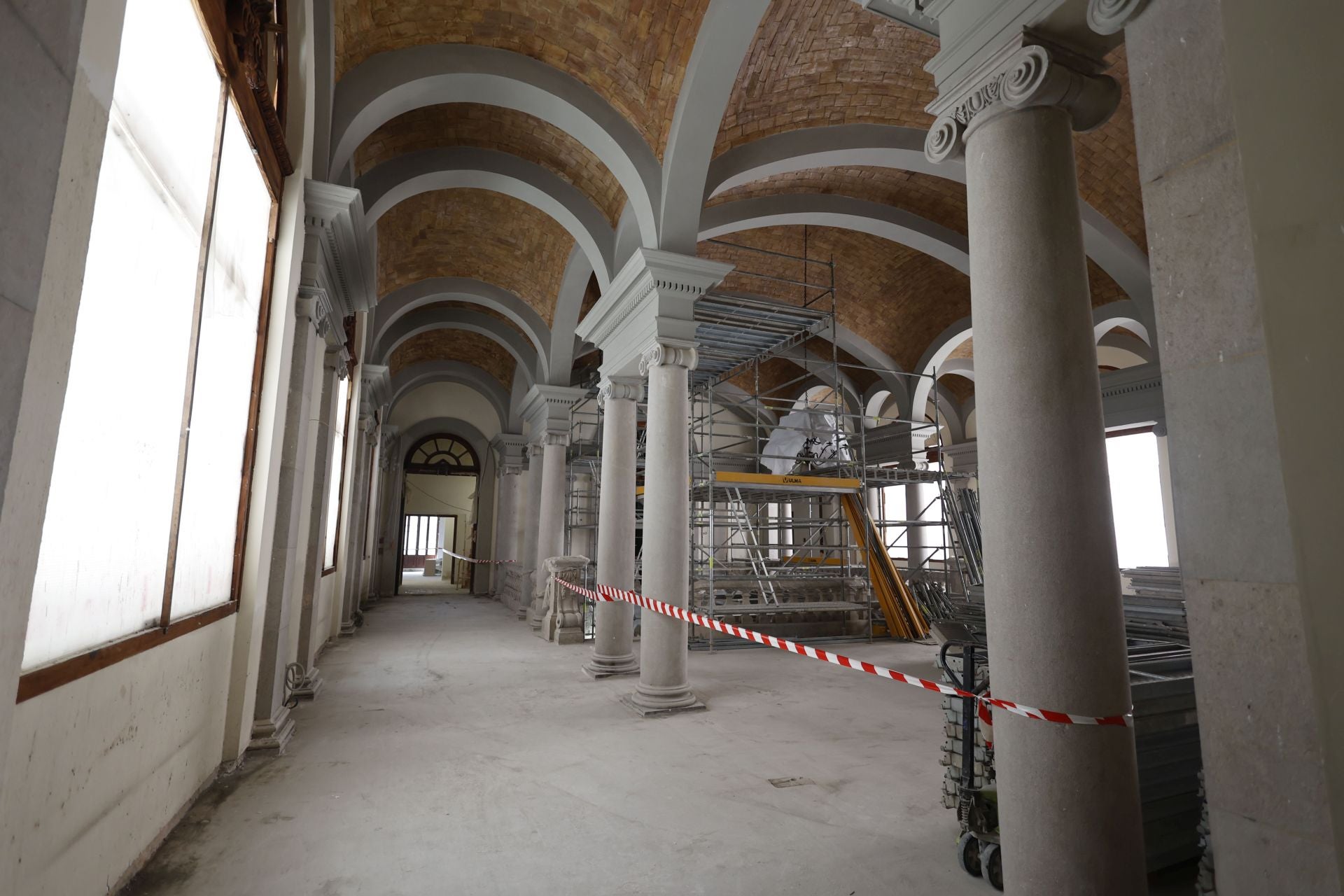 Así avanza la restauración del Palacio de Justicia