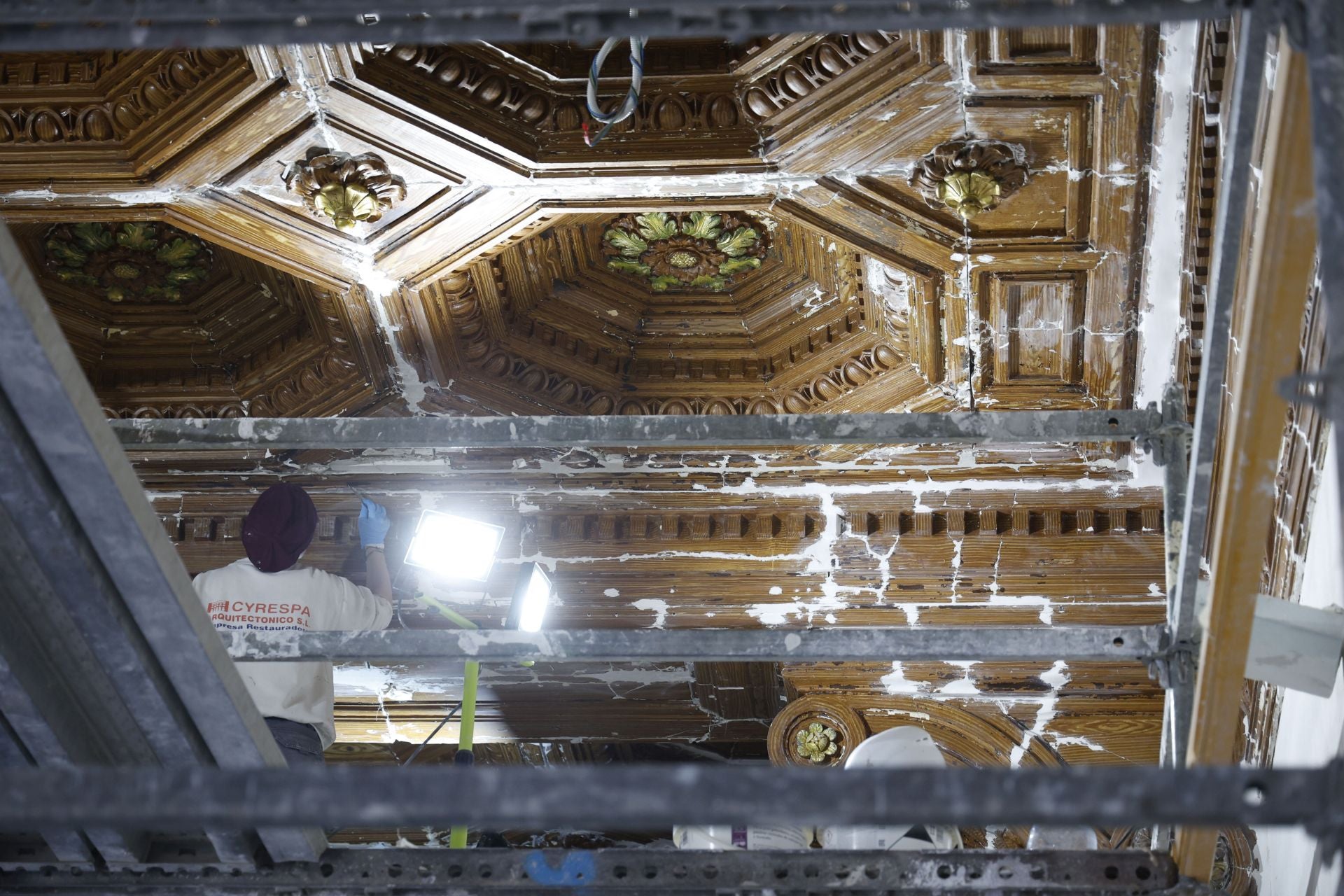 Así avanza la restauración del Palacio de Justicia