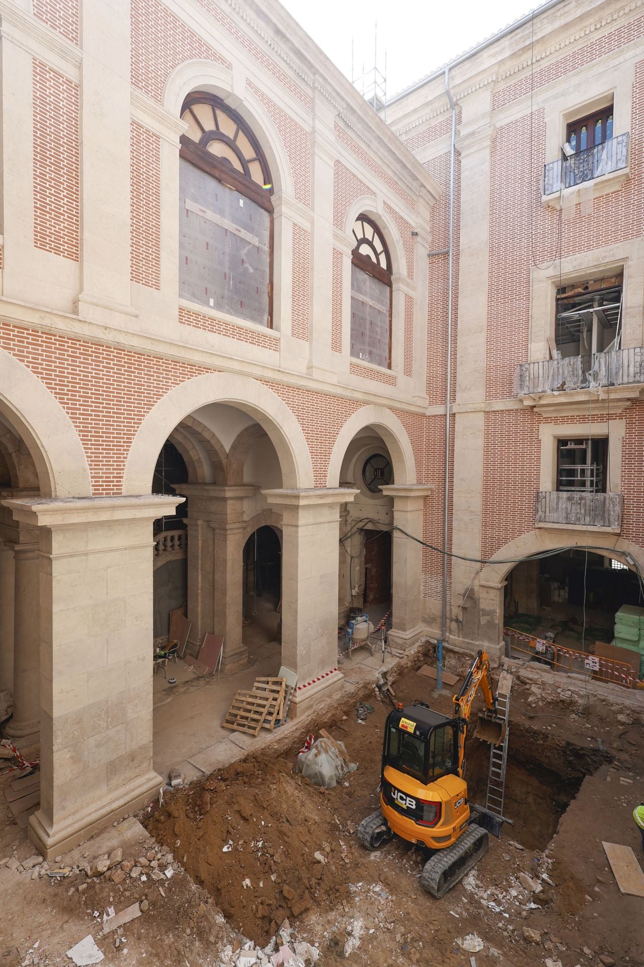 Así avanza la restauración del Palacio de Justicia
