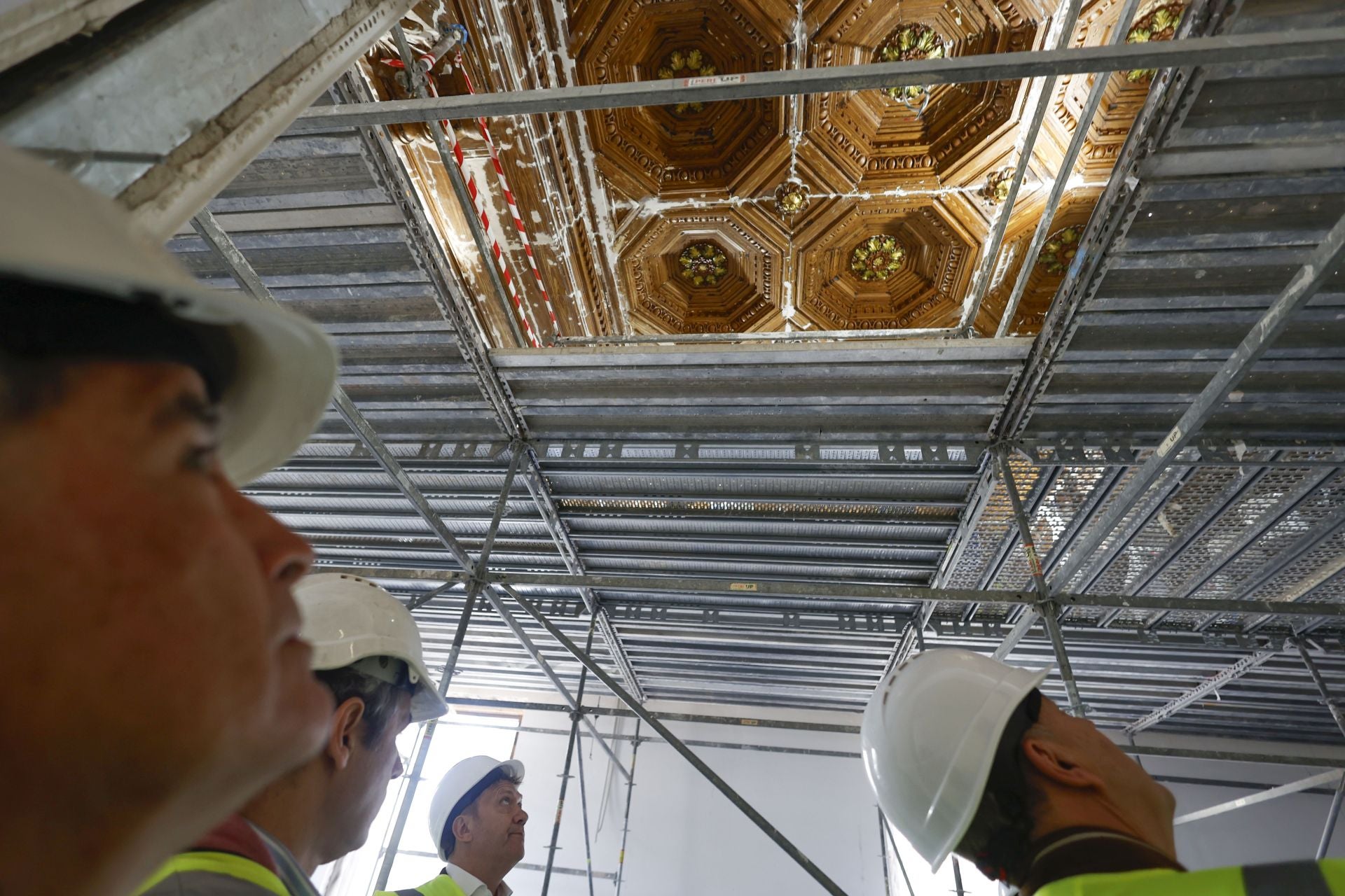 Así avanza la restauración del Palacio de Justicia