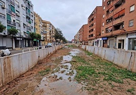 Barranco de la Saleta, tras la dana del 29 de octubre.