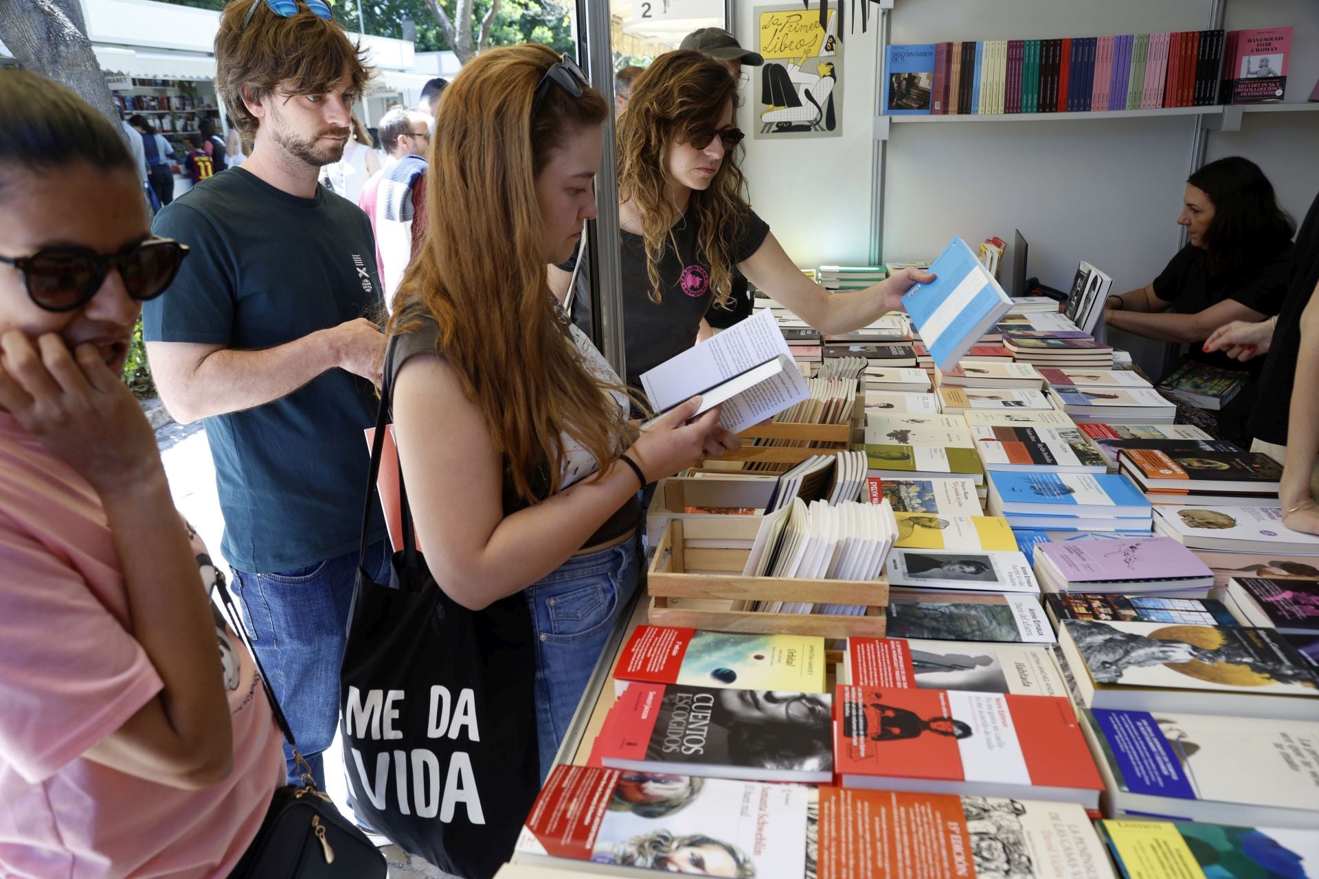 La Fira del Llibre de Valencia, repleta este domingo