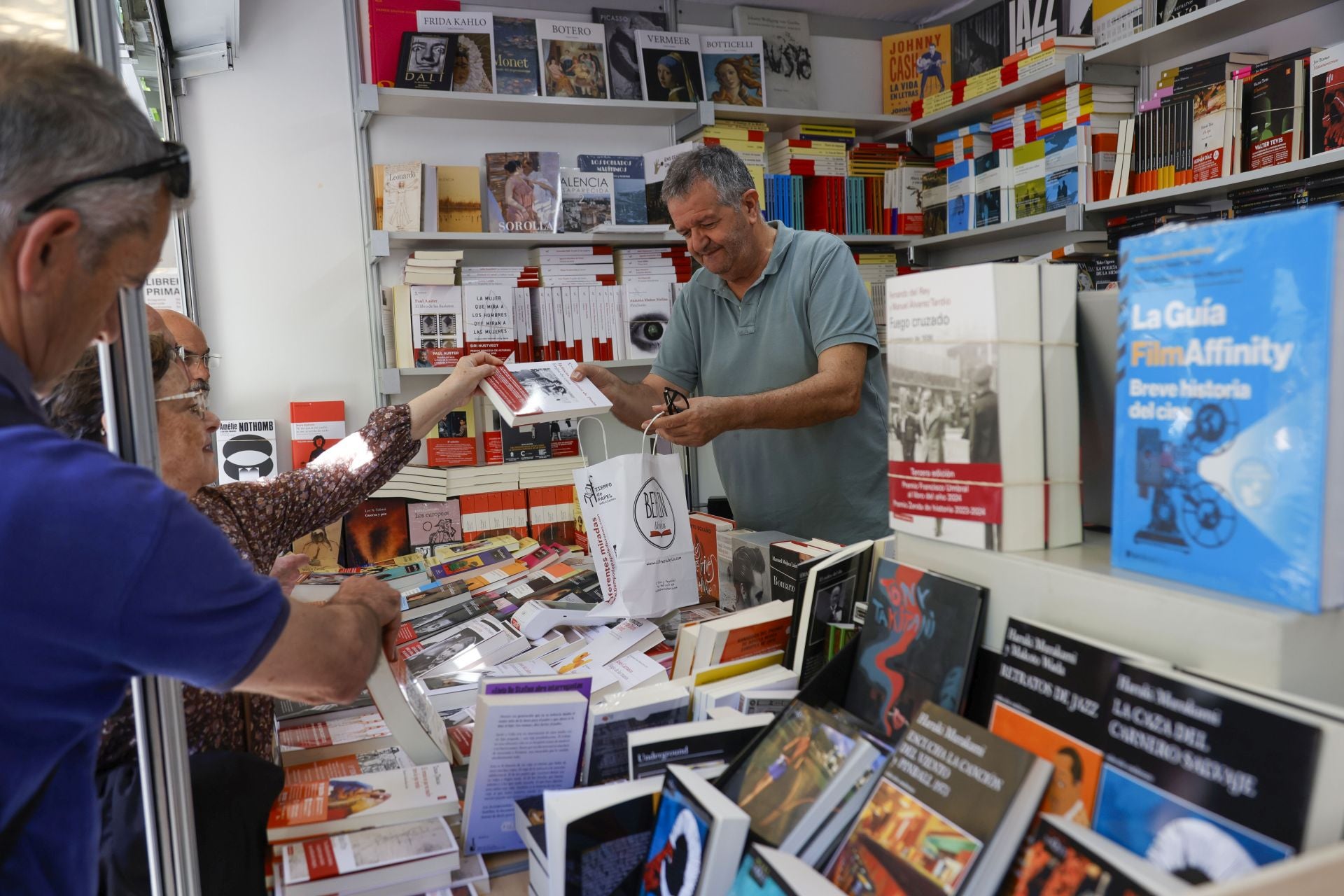 La Fira del Llibre de Valencia, repleta este domingo