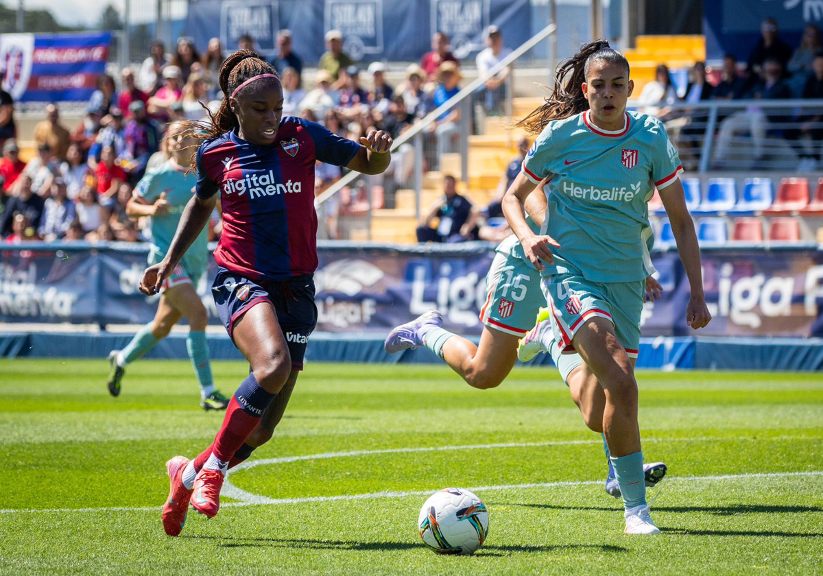 El Levante femenino rescata un valioso empate ante el Atlético de Madrid