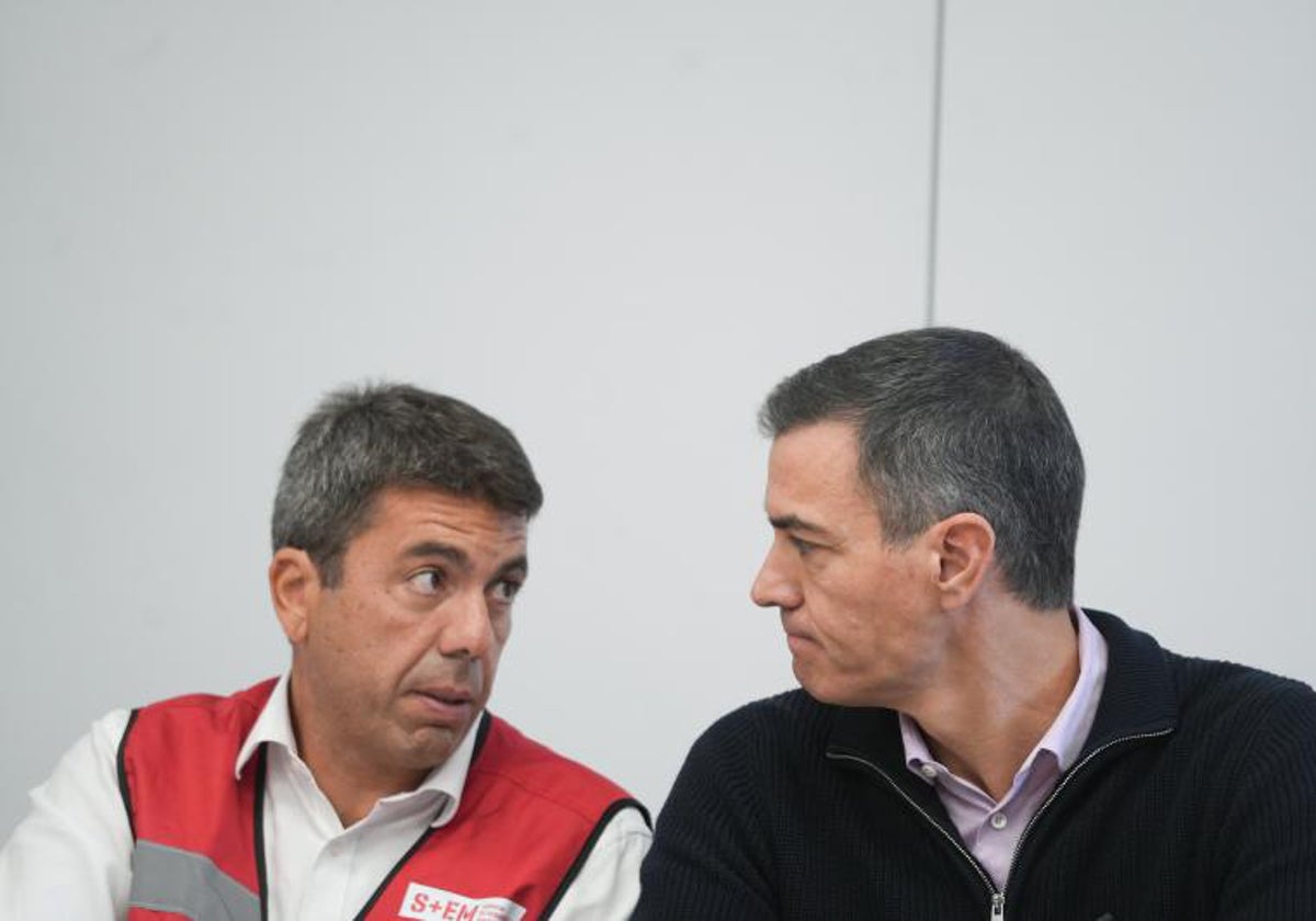 Carlos Mazón y Pedro Sánchez.