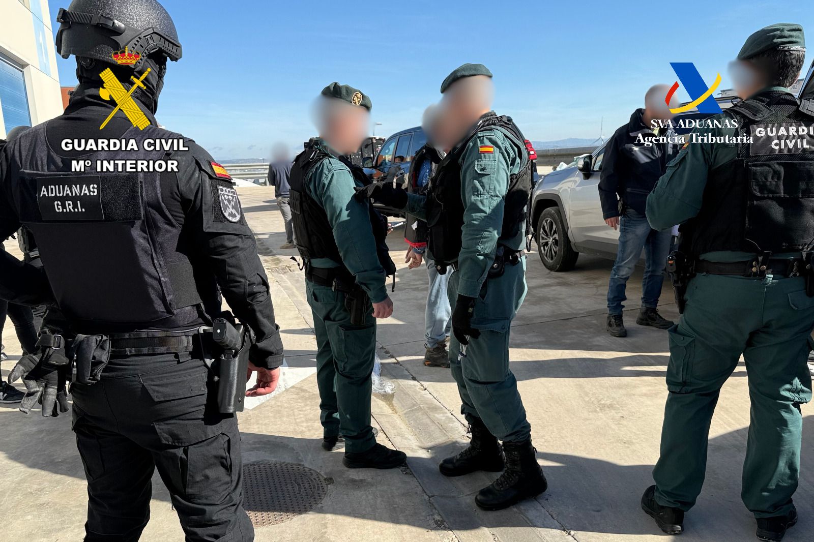 Intervienen 30 kilos de cocaína mezclada con polvo de zurita en el puerto de Valencia
