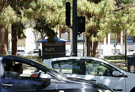 Semáforos apagados en Valencia