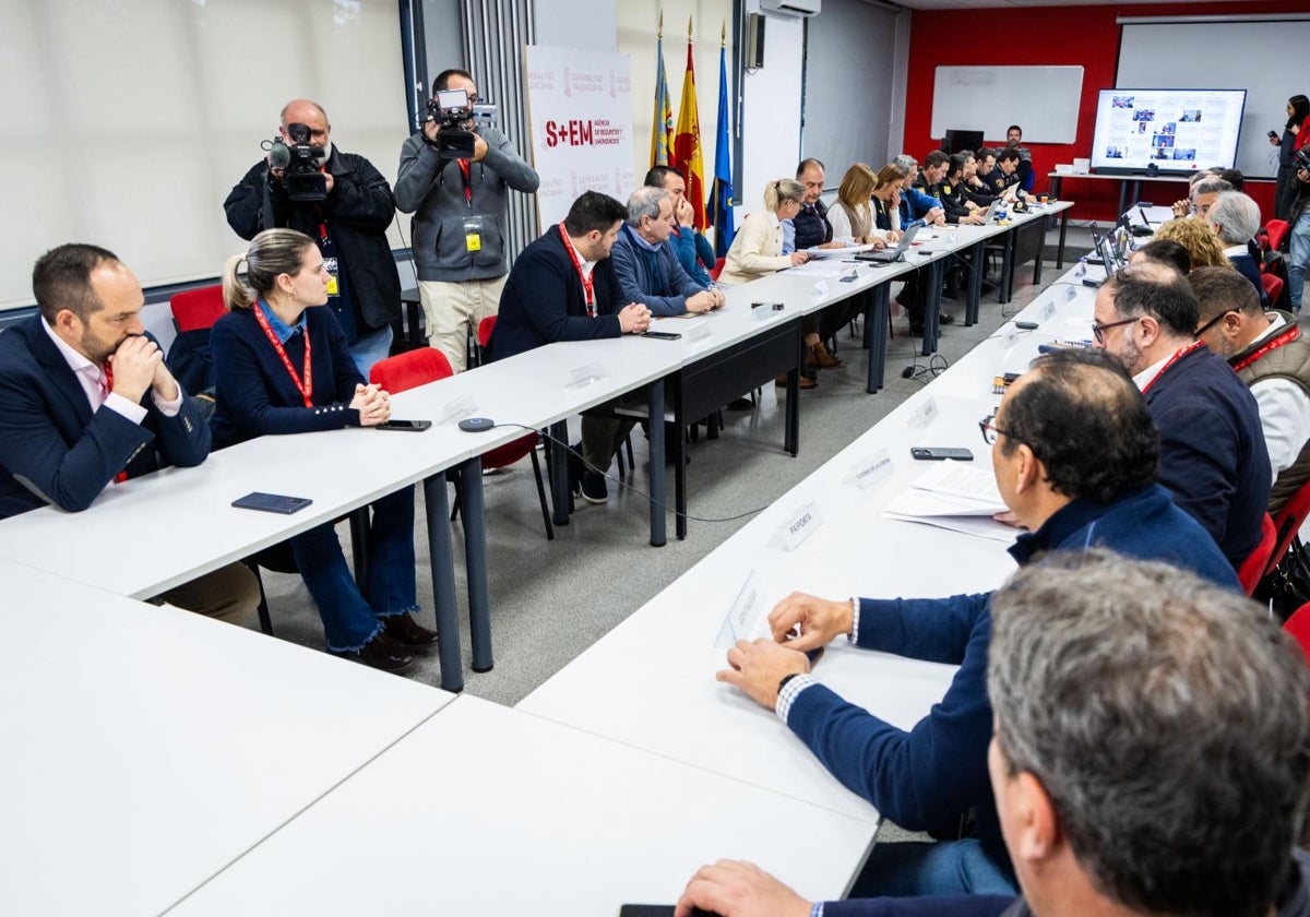 Reunión del Cecopi celebrada el pasado mes de enero.