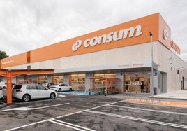 Un supermercado de la cadena Consum.