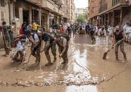 Una calle de Catarroja el pasado día 11 de noviembre.