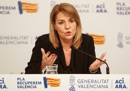 Susana Camarero, durante una comparecencia ante los medios de comunicación.