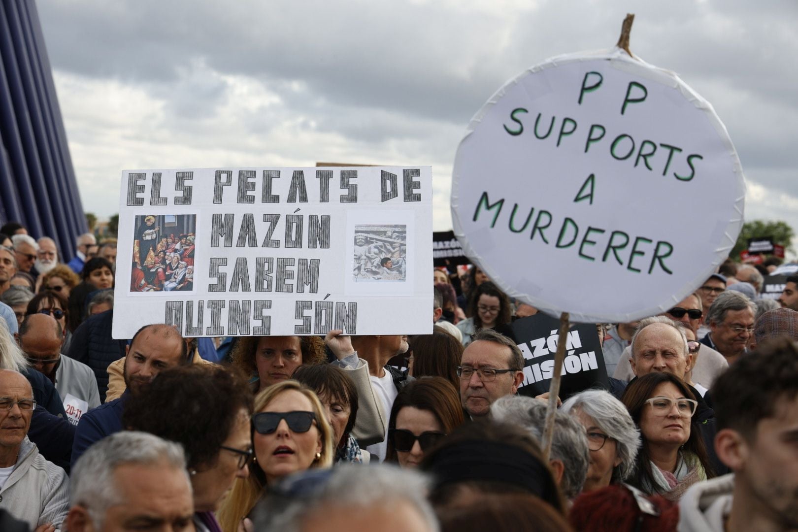 Protesta masiva contra Mazón y la gestión de la dana