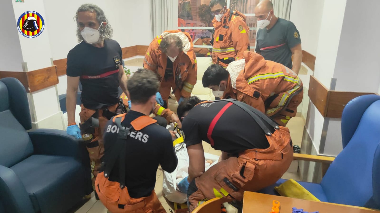 Un incendio en una residencia de ancianos en Alaquàs obliga a desalojar a 24 usuarios