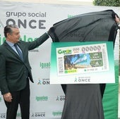 Un cupón de la ONCE, en una imagen de archivo.