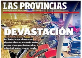 Galardón para LAS PROVINCIAS por su cobertura de la dana