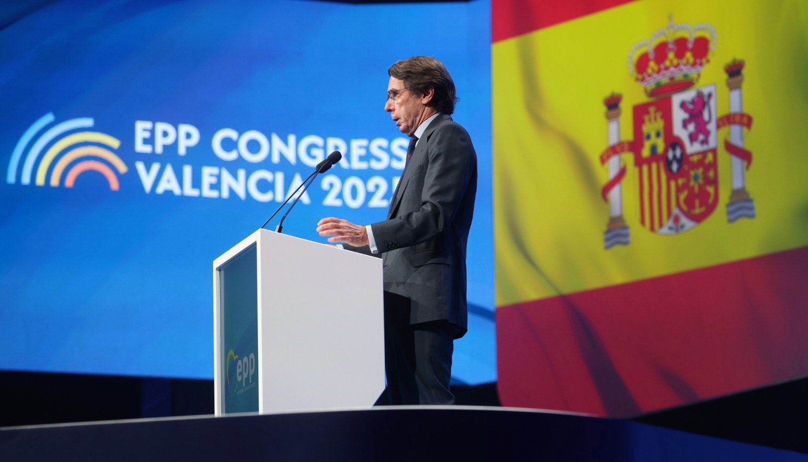 Fotos: Aznar y Mazón, protagonistas en el Congreso del PP Europeo