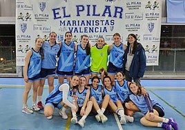 Las jugadoras del Senior A del Pilar.