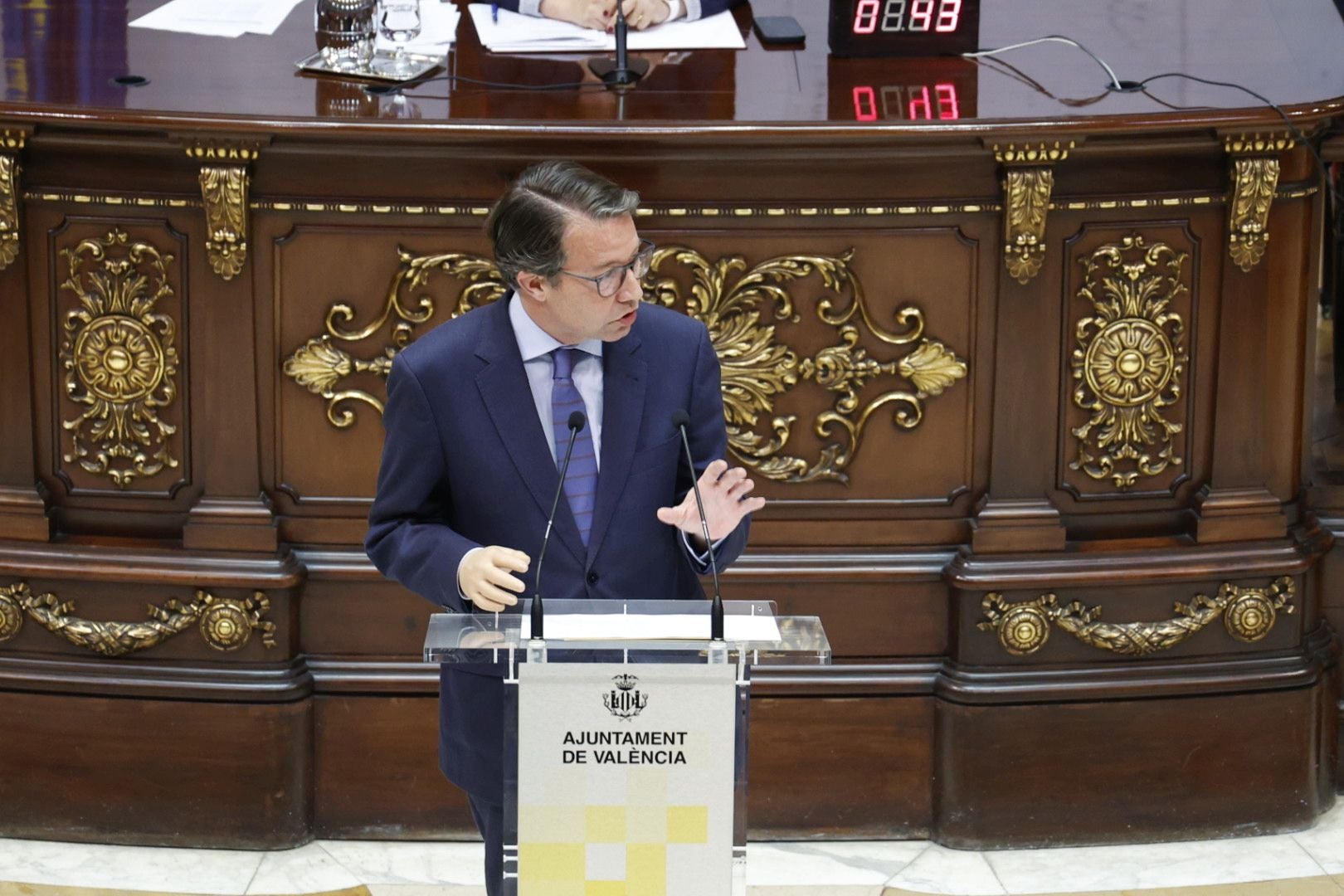 Fotos del Pleno del Ayuntamiento de Valencia del 30 de abril