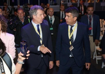 Feijóo y Mazón, en el Congreso del PPE.