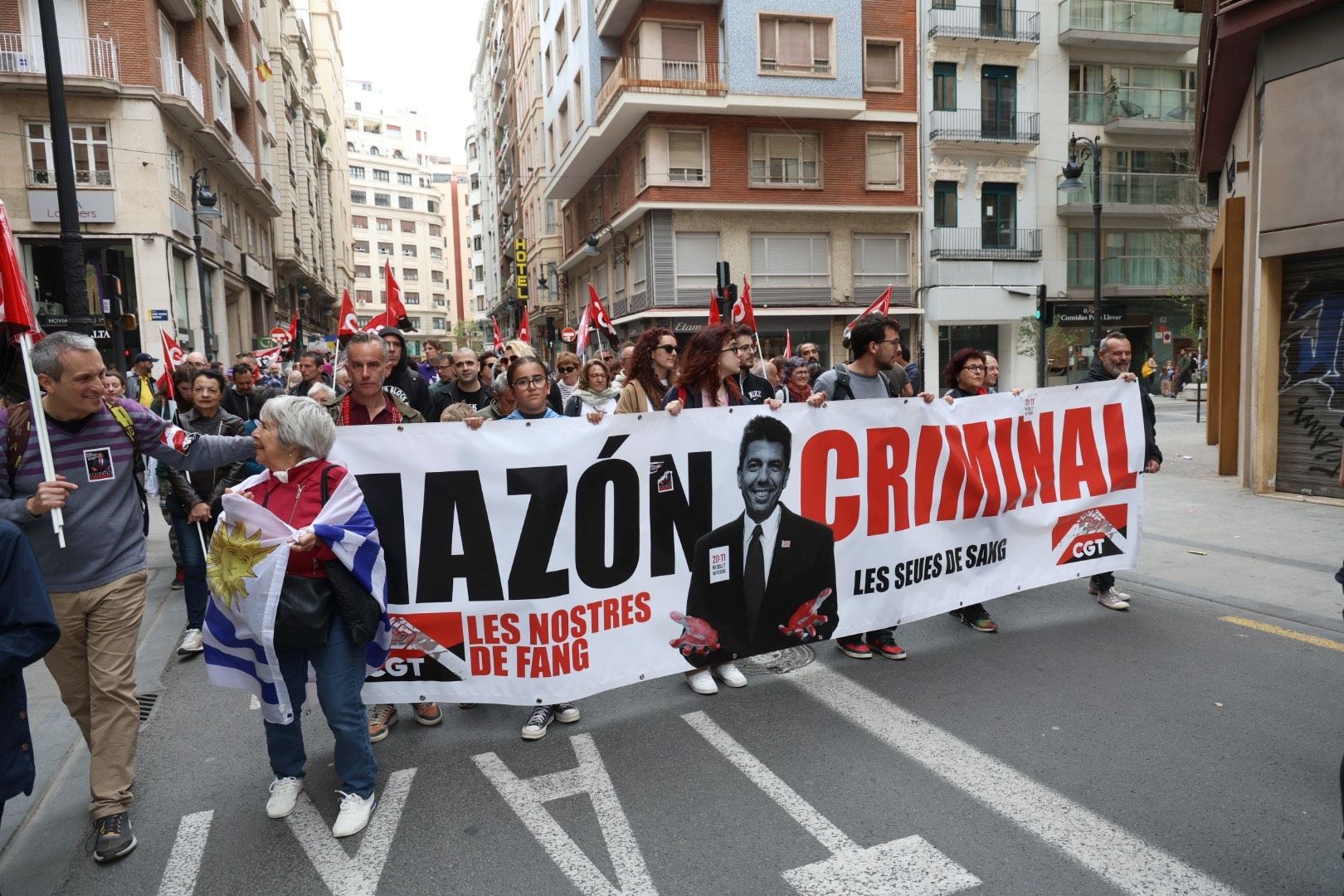 Manifestación por el Día del Trabajador en Valencia