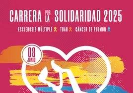 Cartel de la Carrera por la Solidaridad 2025.