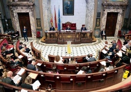 Pleno celebrado este miércoles en el Ayuntamiento.
