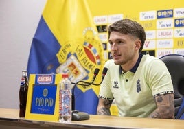 Viti, en rueda de prensa.