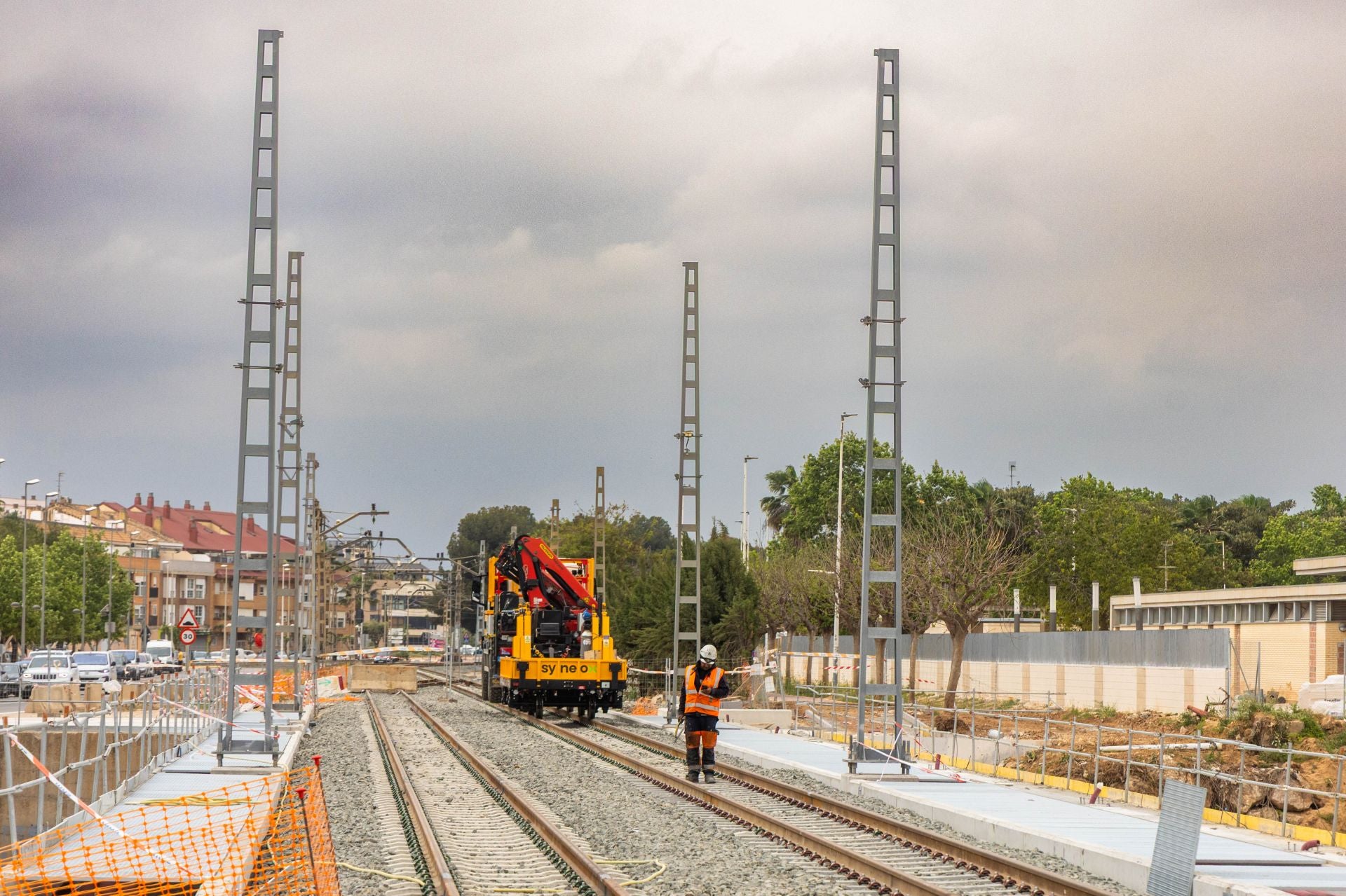 Avanza la construcción de la estación de metro de Paiporta