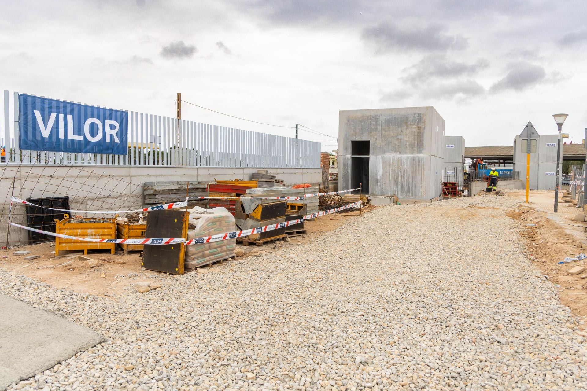 Avanza la construcción de la estación de metro de Paiporta