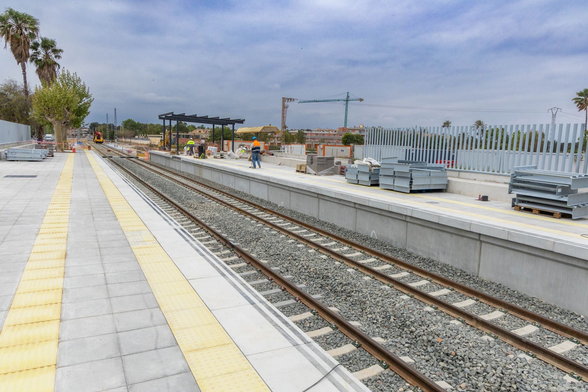 Avanza la construcción de la estación de metro de Paiporta