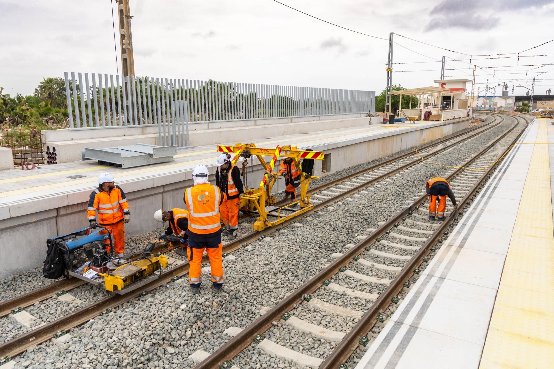 Avanza la construcción de la estación de metro de Paiporta