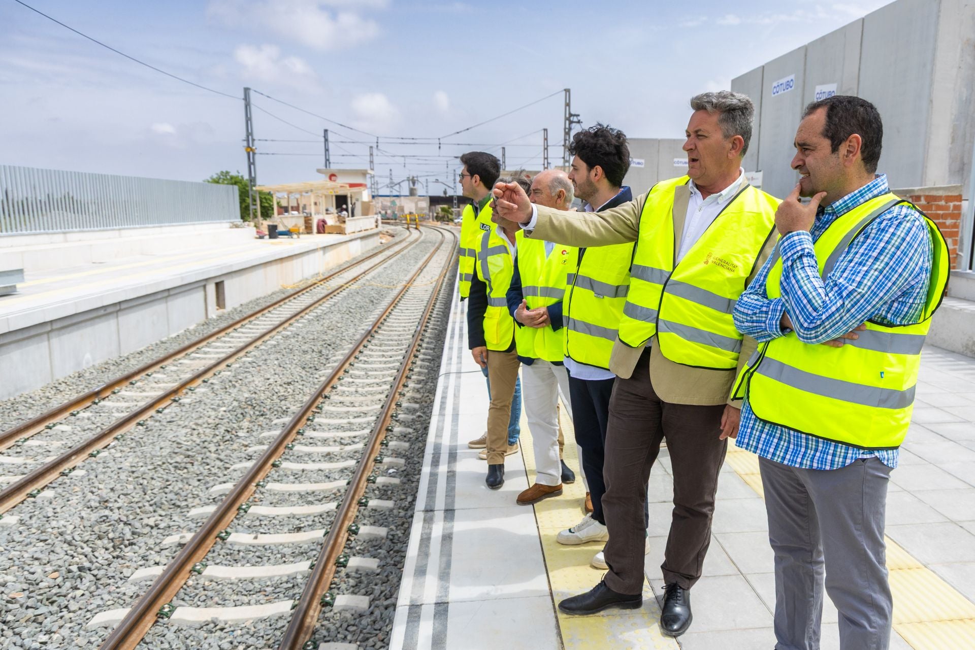 Avanza la construcción de la estación de metro de Paiporta