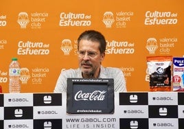 Pedro Martínez, en rueda de prensa.