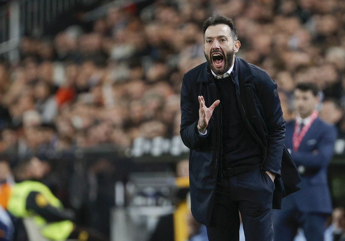 Corberán: «¿La salvación? Yo quiero ver competir al equipo hasta el final»