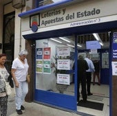 Una administración de lotería, en una imagen de archivo.