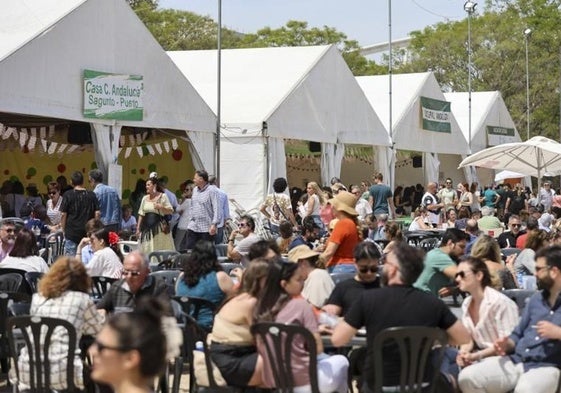 Casetas Feria Andaluza de Valencia.