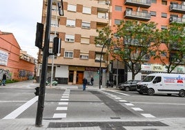 Nuevo paso de peatones en San Marcelino.