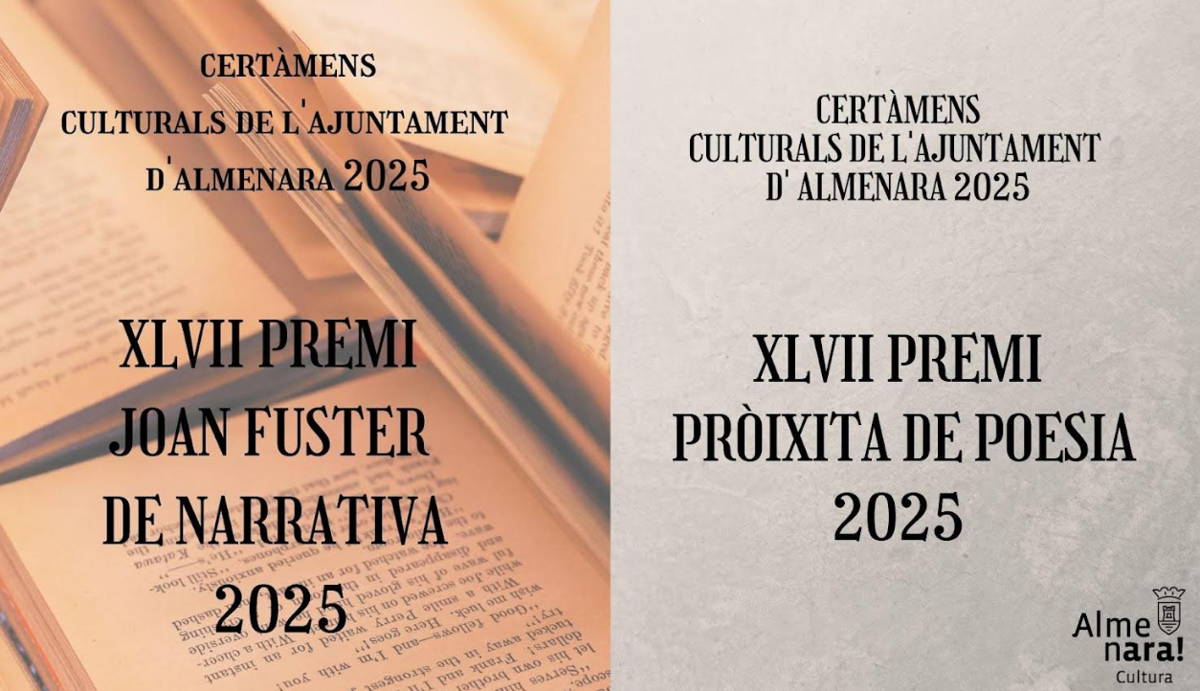 Almenara convoca la XLVII edición de sus Certámenes Culturales