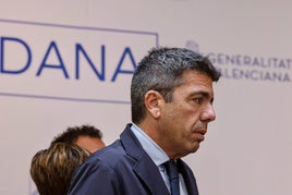 El president de la Generalitat, Carlos Mazón, durante el acto.