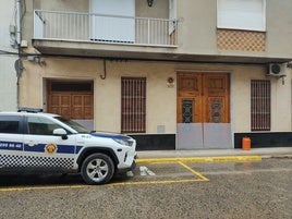 Calle de l'Alcúdia durante un periodo de lluvias.