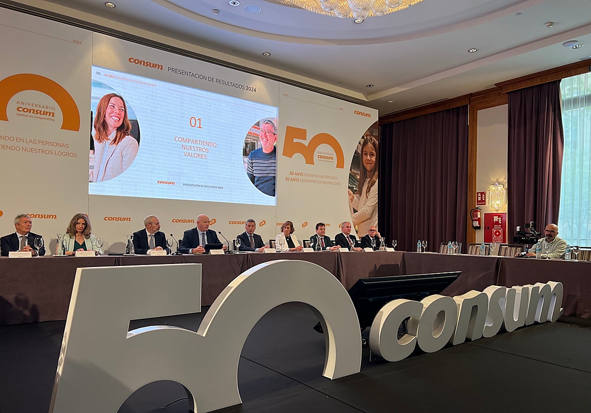 Presentación resultados de Consum.